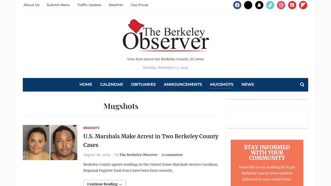 Mugshots | The Berkeley Observer